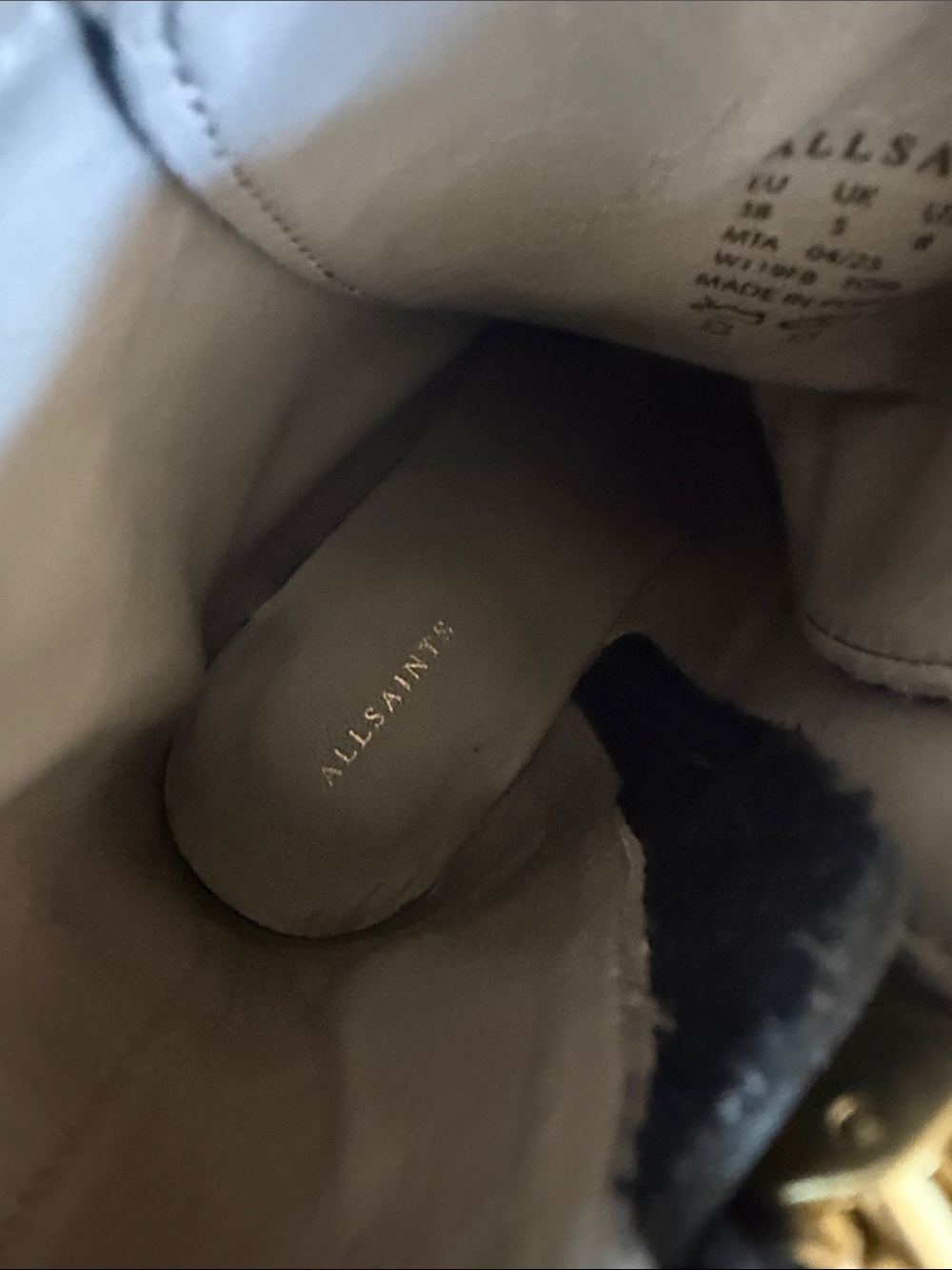 ALLSAINTS Tori Leather Boot Size 38 - Picture 9 of 11